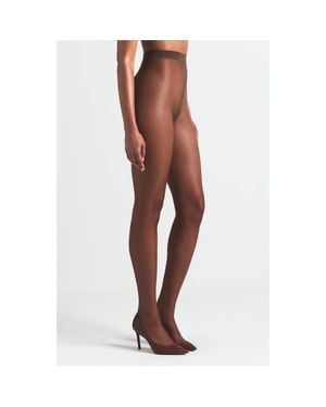 Skims Hosiery Sheer Tights - Brown