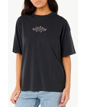 Rip Curl Desert Queen Heritage Graphic T-Shirt in Black | Lyst