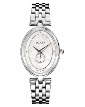 Balmain Haute Elegance Oval Bracelet Watch, 26Mm X 31.7Mm - Gray