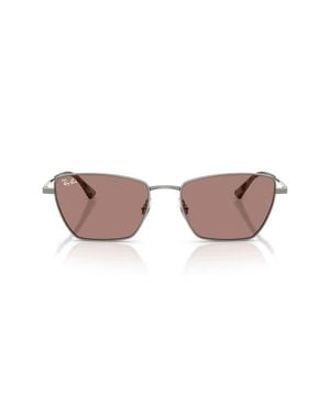 Ray-Ban 53Mm Irregular Sunglasses - Pink