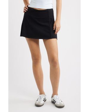 BP. Cotton Jersey Mini Skort - Black