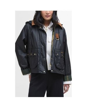 Barbour Erma Waxed Cotton Jacket - Black