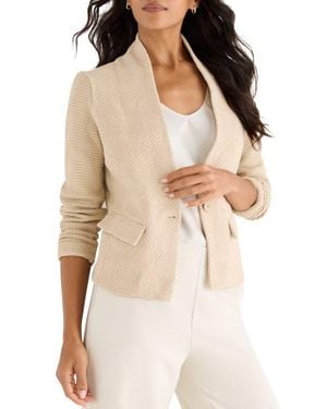 NIC+ZOE Mixed Media Jacket - Natural
