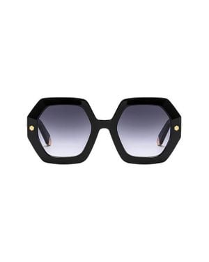 Fifth & Ninth Haven 52Mm Polarized Geometric Sunglasses - Blue