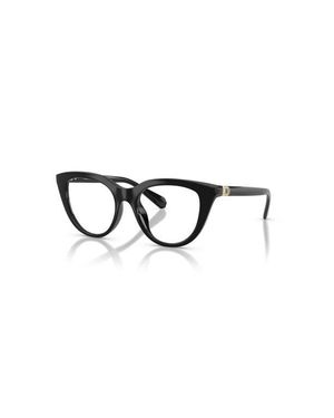 Swarovski 49Mm Cat Eye Optical Glasses - Black