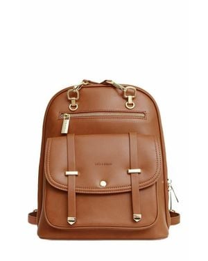 Belle & Bloom 5Th Ave Leather Backpack - Brown