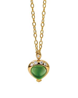 Mark Henry 18K Grand Gumdrop Pendant Necklace - Metallic