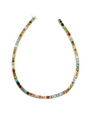 TYPE JEWELRY Leggo Multistones Necklace - White