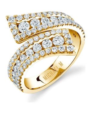 Michael M Europa Bypass Ring - Metallic