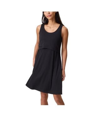 Kindred Bravely Penelope Crossover Nursing Dress - Black