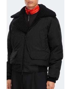Canada Goose Chilliwack 750 Fill Power Down Aviator Bomber Jacket - Black