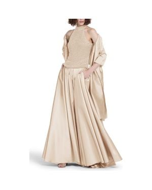 EMILY SHALANT Taffeta Wrap - Natural