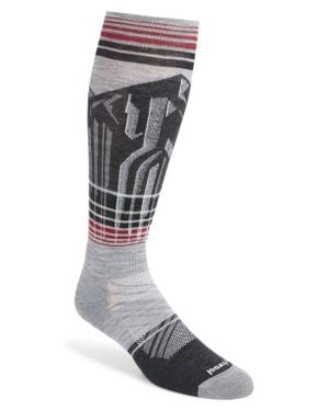 Smartwool Targeted Cushioning Over The Calf Ski Socks - Gray