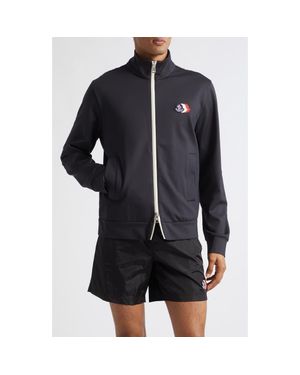 Moncler Nylon Blend Track Jacket - Black