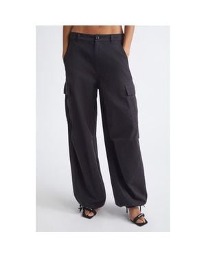 Alexander Wang Crystal Embellished Cargo Pants - Black