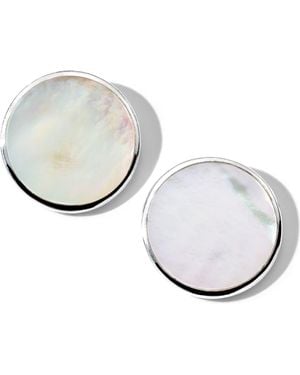 Ippolita Polished Rock Candy Large Round Stud Earrings - Metallic