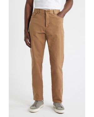 Johnston & Murphy Xc Flex Stretch Five-Pocket Pants - Natural