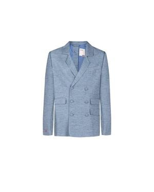 Pcfg Free Heaven Linen Blazer - Blue