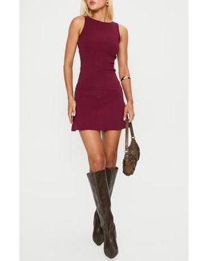 Princess Polly So Alluring Knit Tank & Miniskirt Set - Red