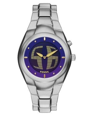 Fossil Archival Big Tic Anadigi Bracelet Watch, 40Mm - Metallic