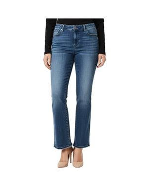 Slink Jeans High Waist Ankle Flare Jeans - Blue