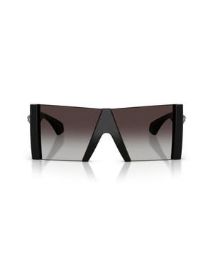 Versace 137Mm Square Sunglasses - Black