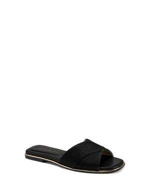 DKNY Harmony Slide Sandal - Black