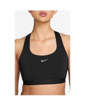 Nike Swift Dri-Fit High Support Sports Bra - Black