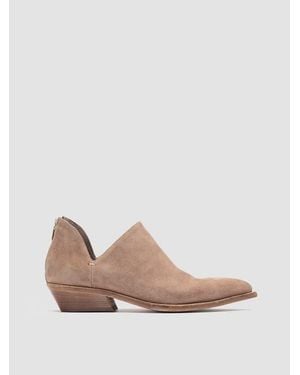 Officine Creative Noelie Dd 106 Suede Ankle Boots - Pink