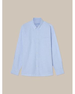 Robert Talbott Harrison Button Down Oxford Shirt - Blue