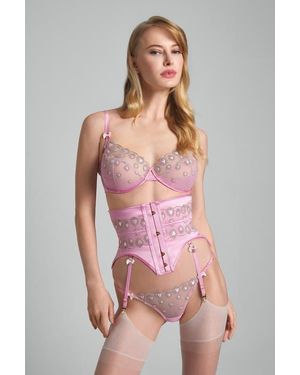 Scarlett Gasque Kiss-Me-Quick Waspie - Pink