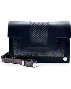 Doizpe Frihed Cactus Snake Crossbody Bag - Blue