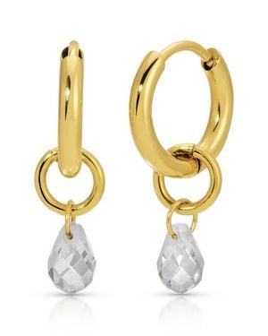 Kozakh Kifi Hoop Earrings - Metallic