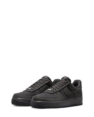 Nike Air Force 1 '07 Lv8 Denim Basketball Sneaker - Black
