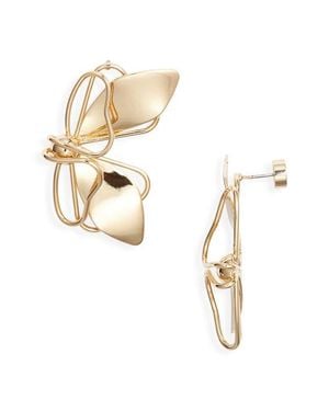 Nordstrom Butterfly Wing Stud Earrings - Metallic