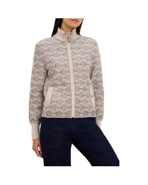 NIC+ZOE Dapper Swirl Knit Jacket - Gray