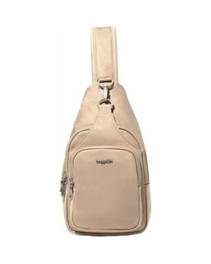 Baggallini Central Park Sling Bag - Natural