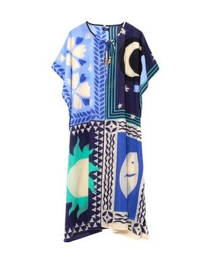 Echo Summer Escape Caftan - Blue