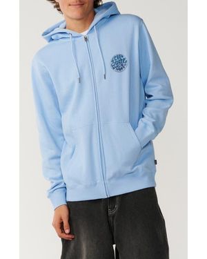 Rip Curl Wettie Passage Icon Zip Hoodie - Blue