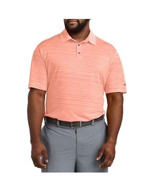 Reebok Big & Tall Performance Space-Dyed Polo Shirt - Orange