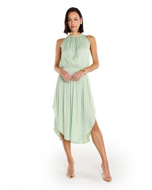 The Noli Shop Emelia Halter Dress - Green