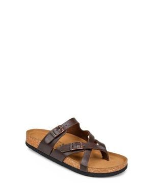 AEROTHOTIC Celestis Slide Sandal - Brown