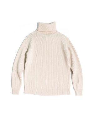 Fortela Vittorio High Neck Sweater - Natural