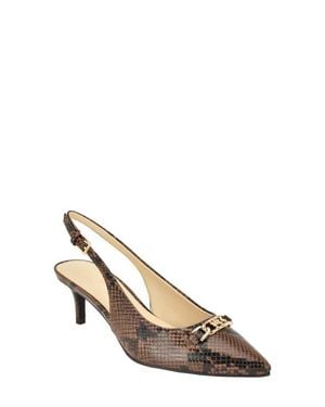 Tommy Hilfiger Tienna Slingback Pointed Toe Pump - Metallic