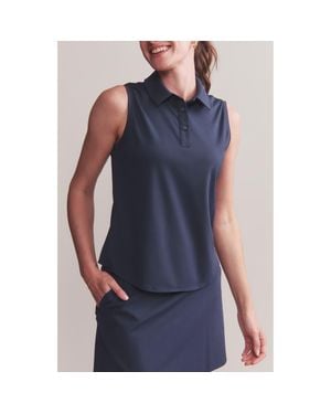 Rhone Course To Court Sleeveless Polo - Blue