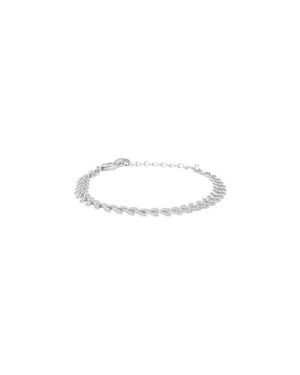 Bearfruit Jewelry Elara Chevron Link Bracelet Dainty Trendy Statement - Metallic