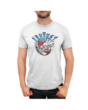 Journey Don'T Stop Believin' Graphic T-Shirt - Gray