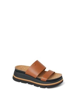 Reef Vista Luxe Siaa Platform Wedge Slide Sandal - Multicolor