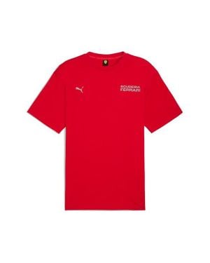 PUMA Scuderia Ferrari Lifestyle Graphic T-Shirt - Red