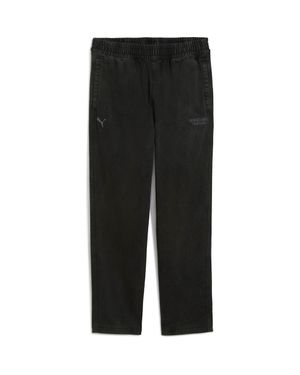 PUMA Porsche League Elastic Waist Cotton Pants - Black
